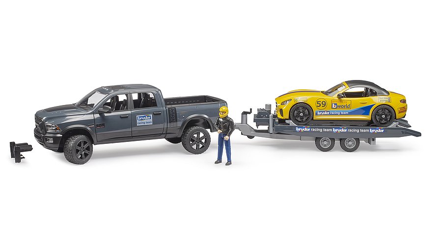 02504 RAM Power Wagon Roadster Bruder Racing Team