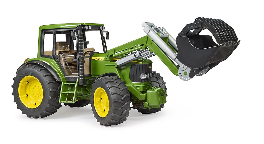 John deere toy tractor with loader on sale