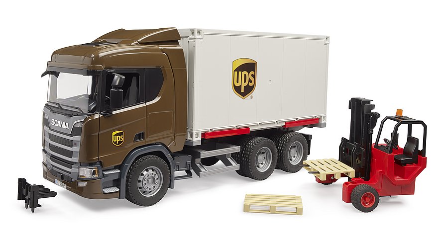 03582 Scania Super 560R UPS Logistics truck with forklift