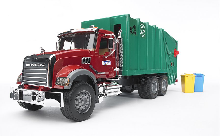 Mack granite garbage truck on sale