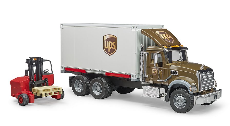 02828 MACK Granite UPS logistics truck