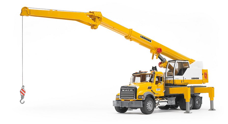 02818 MACK Granite Liebherr crane truck