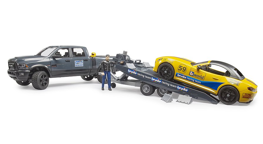 02504 RAM Power Wagon Roadster Bruder Racing Team